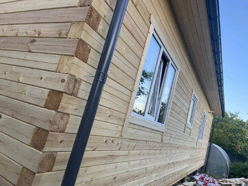 Индивидуальный проект дома из бруса 150х150 профилированный